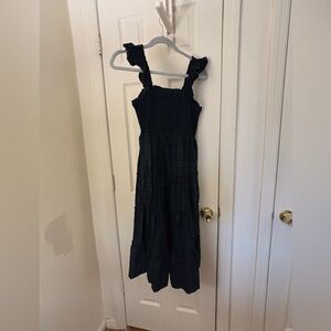 J. Crew Blackwatch Plaid Ruffled Sleeve Dress